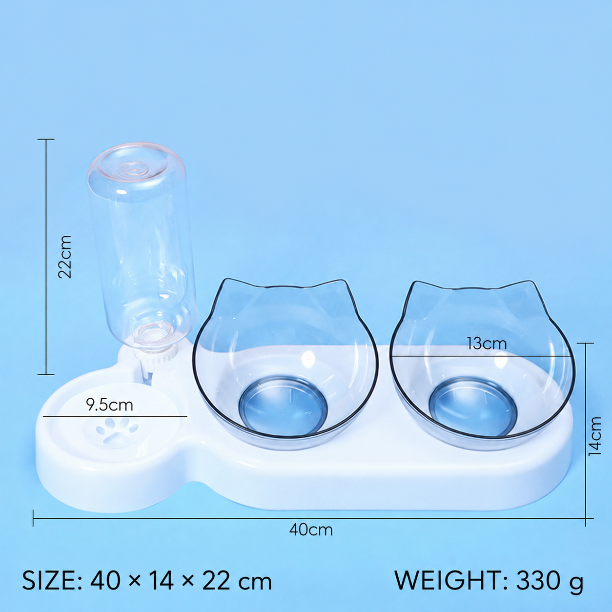 🥳2026 HOT SALE🥳💞50K+ SOLD!50% OFF🔥2-in-1 Ergonomic Elevated Tilted Pet Bowl