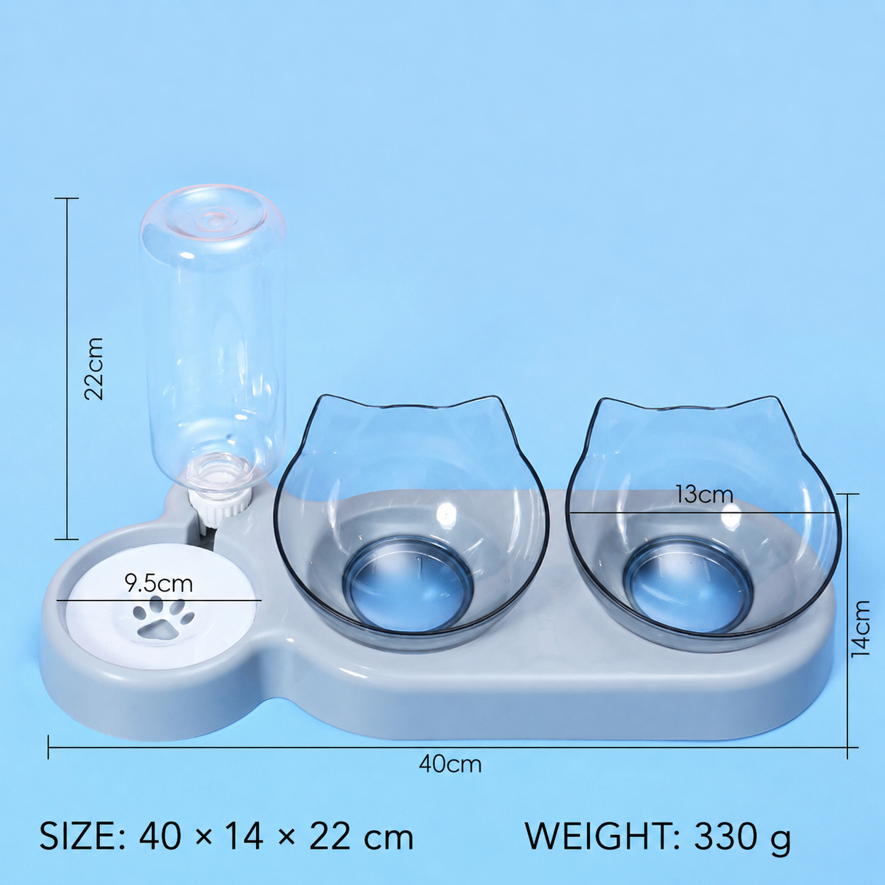 🥳2026 HOT SALE🥳💞50K+ SOLD!50% OFF🔥2-in-1 Ergonomic Elevated Tilted Pet Bowl