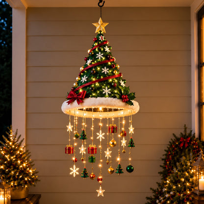 🎄Christmas Hat Hanging Light – Warm LED Glow & Festive Holiday Charm