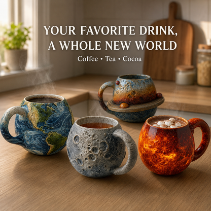 🪐4 Styles Planet Ceramic Mug