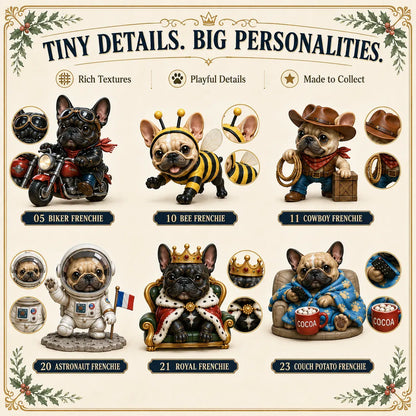 🔥Last day with huge discounts! 🐶 24-Day French Bulldog Christmas Advent Calendar🎄✨