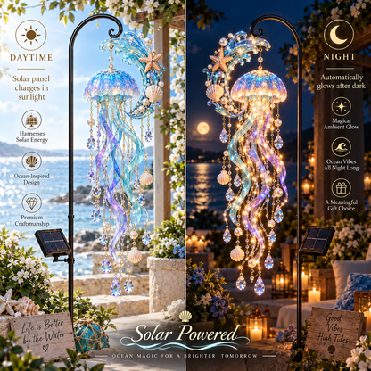 🌊Ocean Spirit Solar Cascade™ -Bring the Magic of the Ocean Into Your Garden
