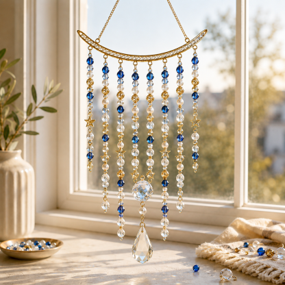 🔥Hot Sale - 50% OFF🔥🕎 DIY Hanukkah Beaded Suncatcher Kit Create Your Own Festival of Lights Window Décor