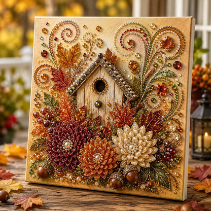 🔥 Last Day 49% OFF 🍂💎 Autumn Pearl Painting Kit – Relaxing DIY Craft to Create Sparkling Fall Artwork 🖌️