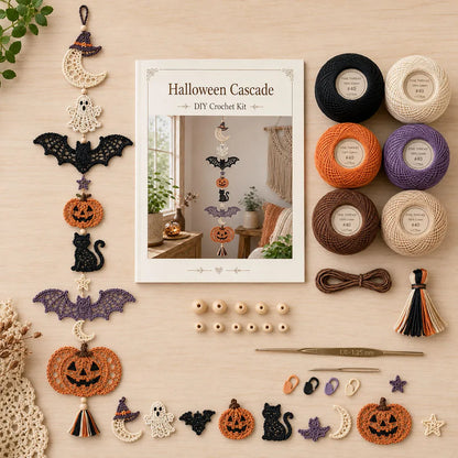 🔥Hot Sale - 50% OFF🔥🐦Hummingbird Garden Cascade DIY Crochet Kit🦋