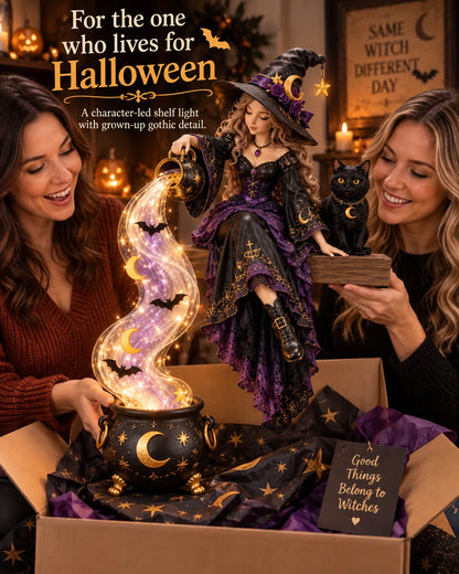 ⏳ Last Day 49% OFF – 🎃 Halloween Magic Cascade Shelf Light Collection | 5 Glowing Gothic Styles for Shelves, Mantels & Spooky Décor ✨