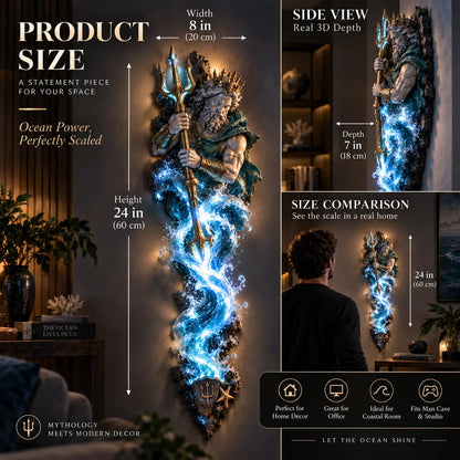⏰ Limited Stock 49% OFF — Mythological Gods Illuminated Wall Sculpture Collection™ ⚡