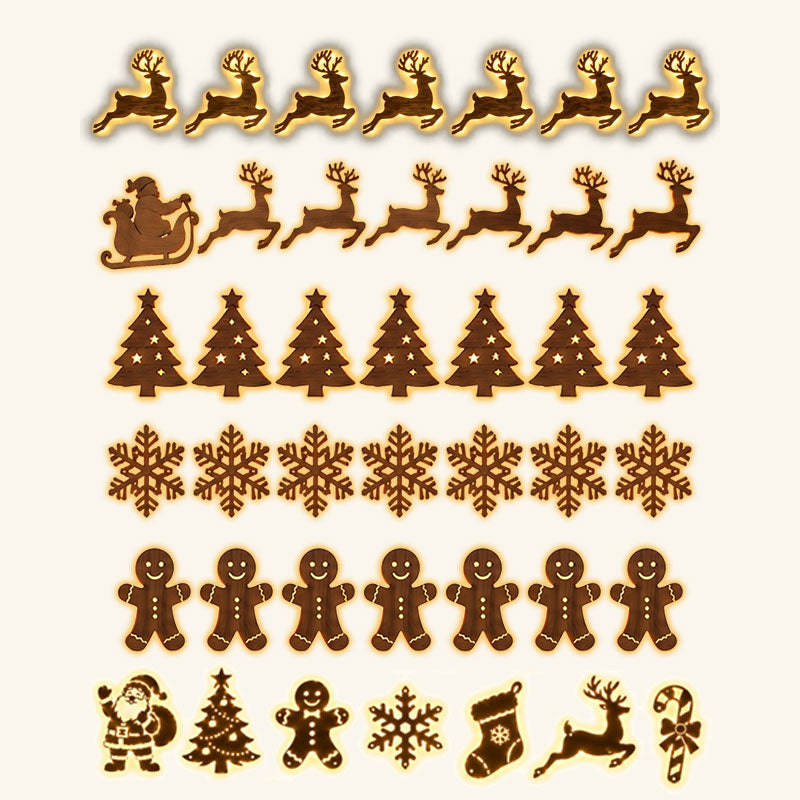 🎄 LED Reindeer Wall Decorations - ✨Festive Christmas Lighting