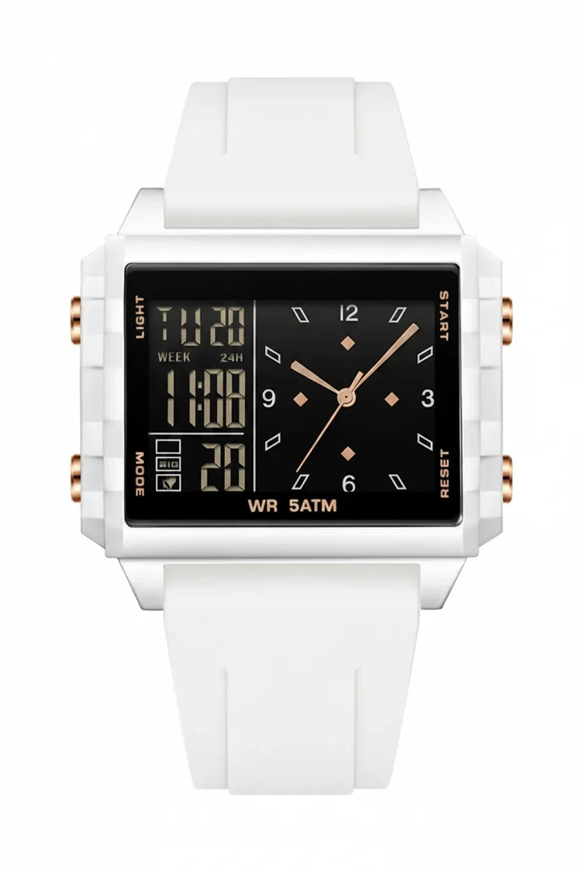 Zavrlygoods™ Analog-Digital Sport Watch – Waterproof, Luminous & Multi-Function