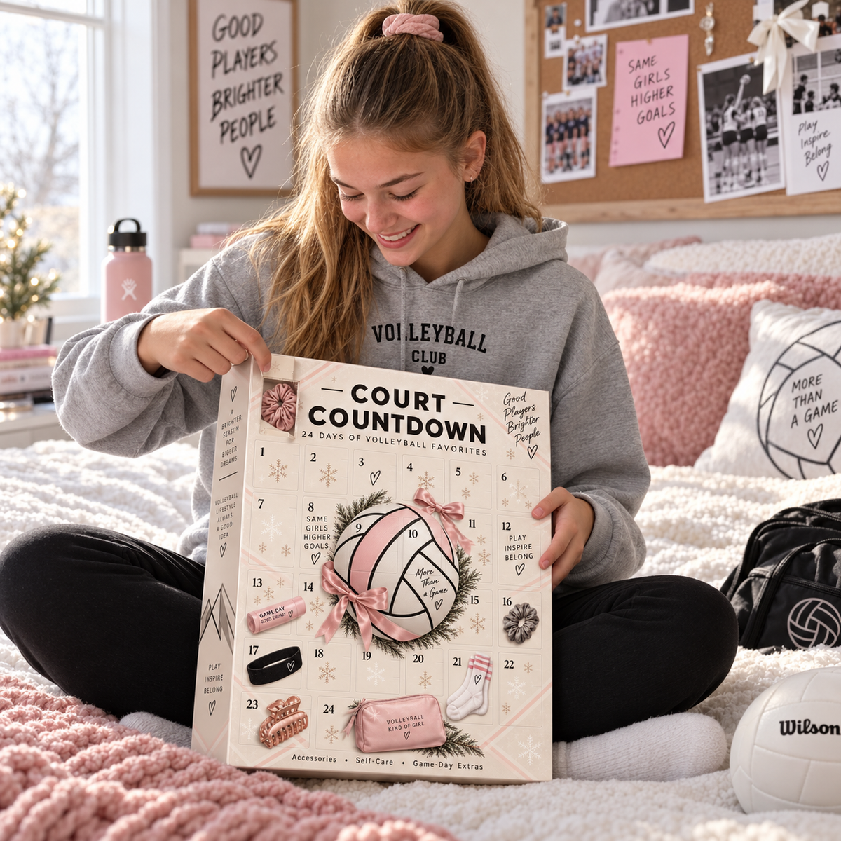 🏐 Court Countdown™ – 24 Days of Volleyball Christmas Surprises