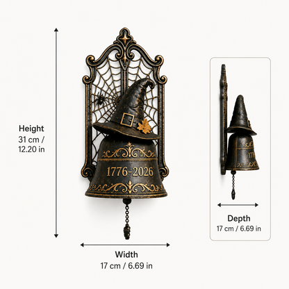Halloween Gothic Liberty Bell Wall Decor
