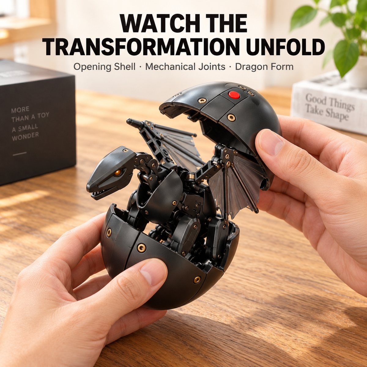 🔥Hot Sale - 50% OFF🔥This Egg Transforms Into a Dragon 🐉 – 2-in-1 Mechanical Dragon Figure