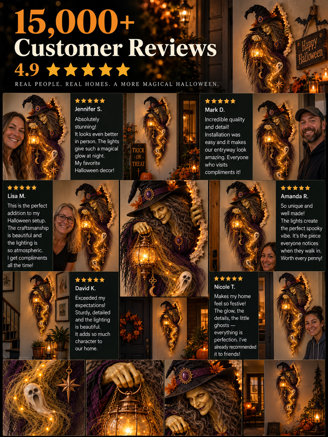 🎃 Halloween Hot Sale✨🎃 Enchanted Witch Wall Light™ — Bring Your Walls to Life This Halloween