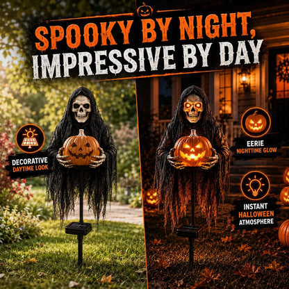 💀 Soul Collector™ Pumpkin Edition Animated Halloween Yard Decoration