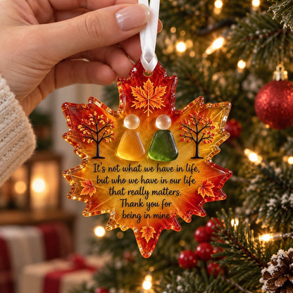 🌊Handmade Sea Glass Keepsake Ornament 🍁❄ A Meaningful Gift for Friendship, Family & Love