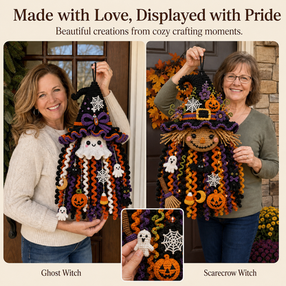 🔥 HOT SALE 🔥⏳ NEW ARRIVAL – 49% OFF – 🧶 DIY Seasonal 3D Crochet Door Hanger Kit