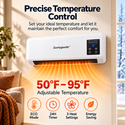 🌞🌞Mounted Space Heater with Thermostat and Remote Control