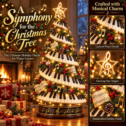 🎄 Christmas Hot Sale - 🎹✨Where Music Meets Christmas Magic – Glowing Piano Tree