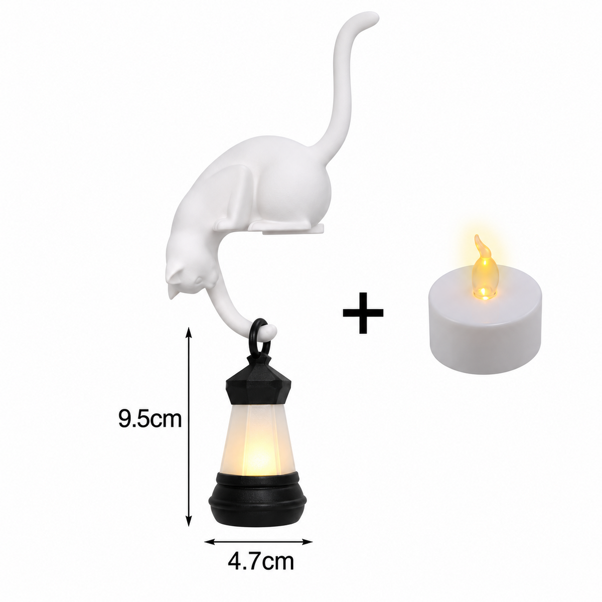 Cat lantern home decoration