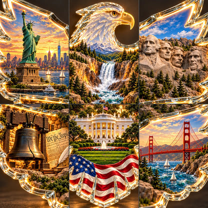 🦅🇺🇸 American Heritage™ Lighted Eagle Wall Art 🌟🌟