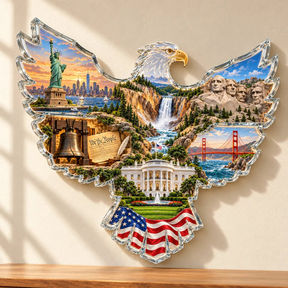 🦅🇺🇸 American Heritage™ Lighted Eagle Wall Art 🌟🌟