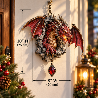 🐉 Dragon Rift Guardian™ – 3D Breakthrough Dragon Wall Sculpture | 5 Elemental Realms
