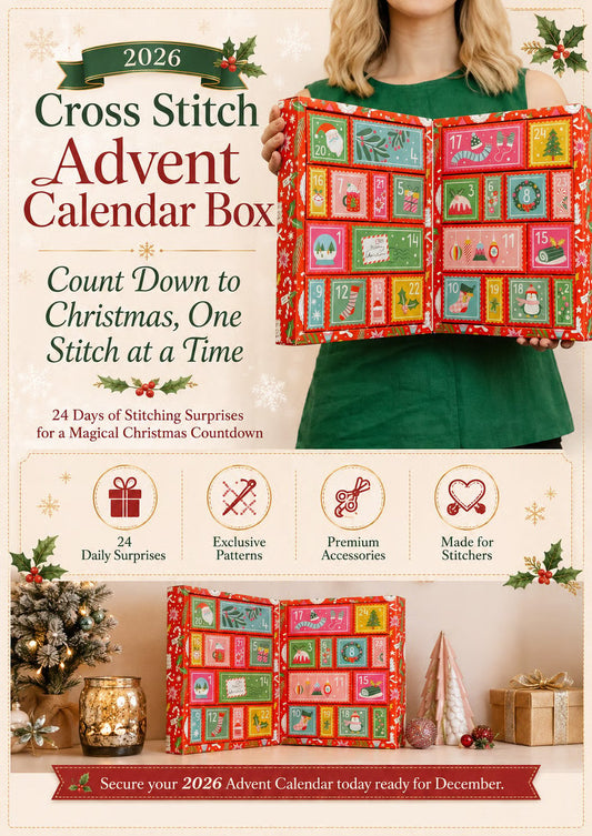 🧵 Last Day 50% OFF - 2026 Cross Stitch Christmas Advent Calendar