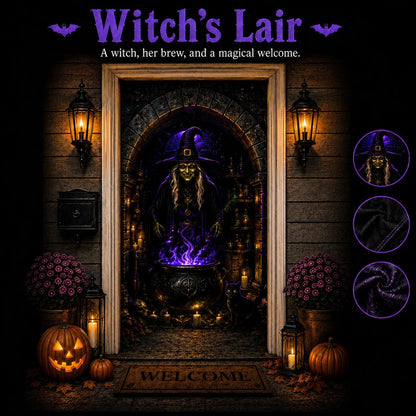 🔥🏷️Buy More, Save More (Up to 20% OFF)🎃Halloween Portal Door Curtain – Realistic Spooky Door Decor
