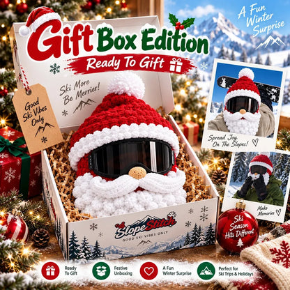 🎅🏂 3D Christmas Knit Ski Mask | 🌬️Warm Full-Face Cover in 3 Festive Styles for Ski Trips, Parties & Winter Adventures
