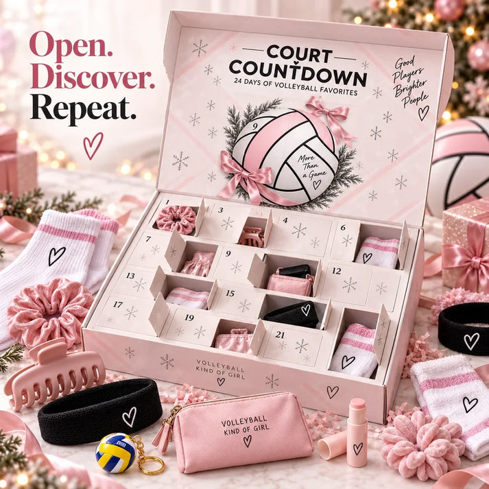 Volleyball Girl Christmas Countdown