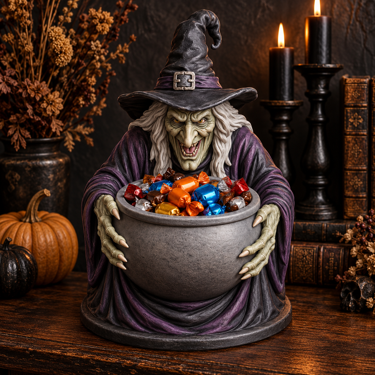 Halloween Witch Candy Bowl