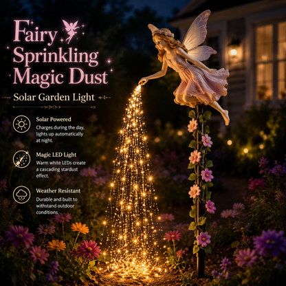 🔥Today 49% OFF🧚‍♀️Fairy Sprinkling Magic Dust Garden Light🌸