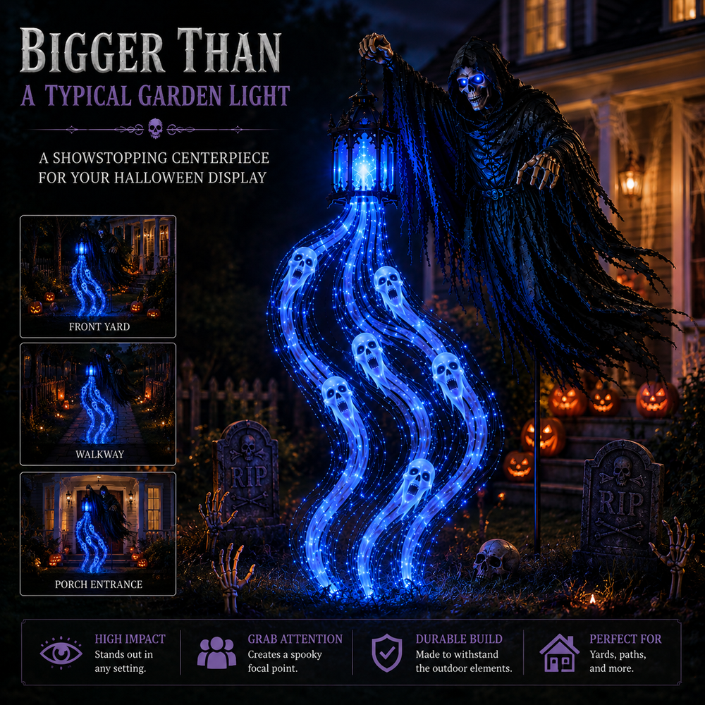 Halloween front yard centerpiece