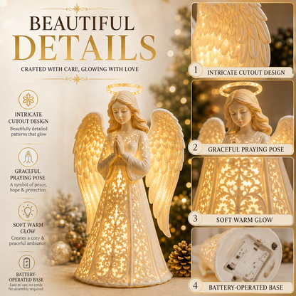🔥Hot Sale - 50% OFF🔥🪽✨ Angel Christmas Guardian Light – A Symbol of Hope, Love & Protection