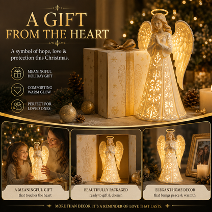 🔥Hot Sale - 50% OFF🔥🪽✨ Angel Christmas Guardian Light – A Symbol of Hope, Love & Protection