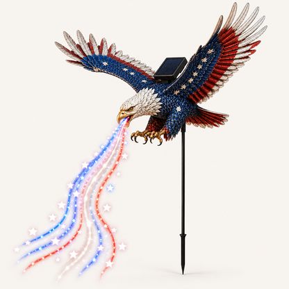 Freedom Eagle Solar Garden Light