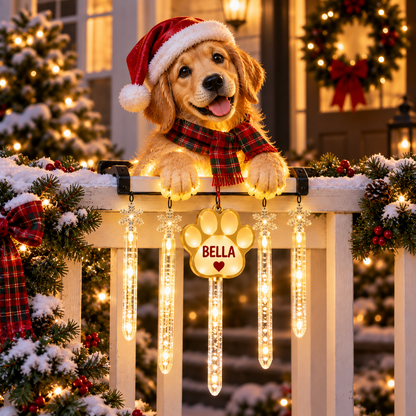 🎄 Christmas Sale – 50% OFF ✨ Merry Porch Glow Collection – Lighted Animal & Cardinal Railing Decor