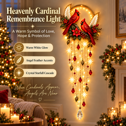 ✨🐦 Heavenly Cardinal Remembrance Light™ – A Gentle Glow of Love, Memory & Comfort