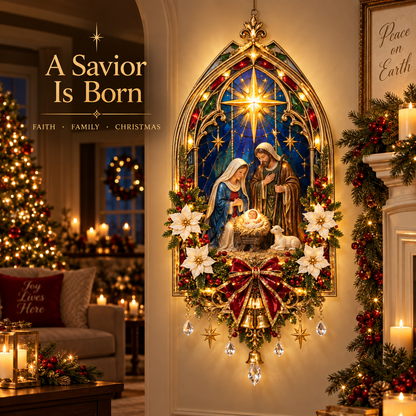 🎄 Christmas Hot Sale – 49% OFF ✨ Sacred Bethlehem Window Nativity Light™ – Bring the Holy Night Home