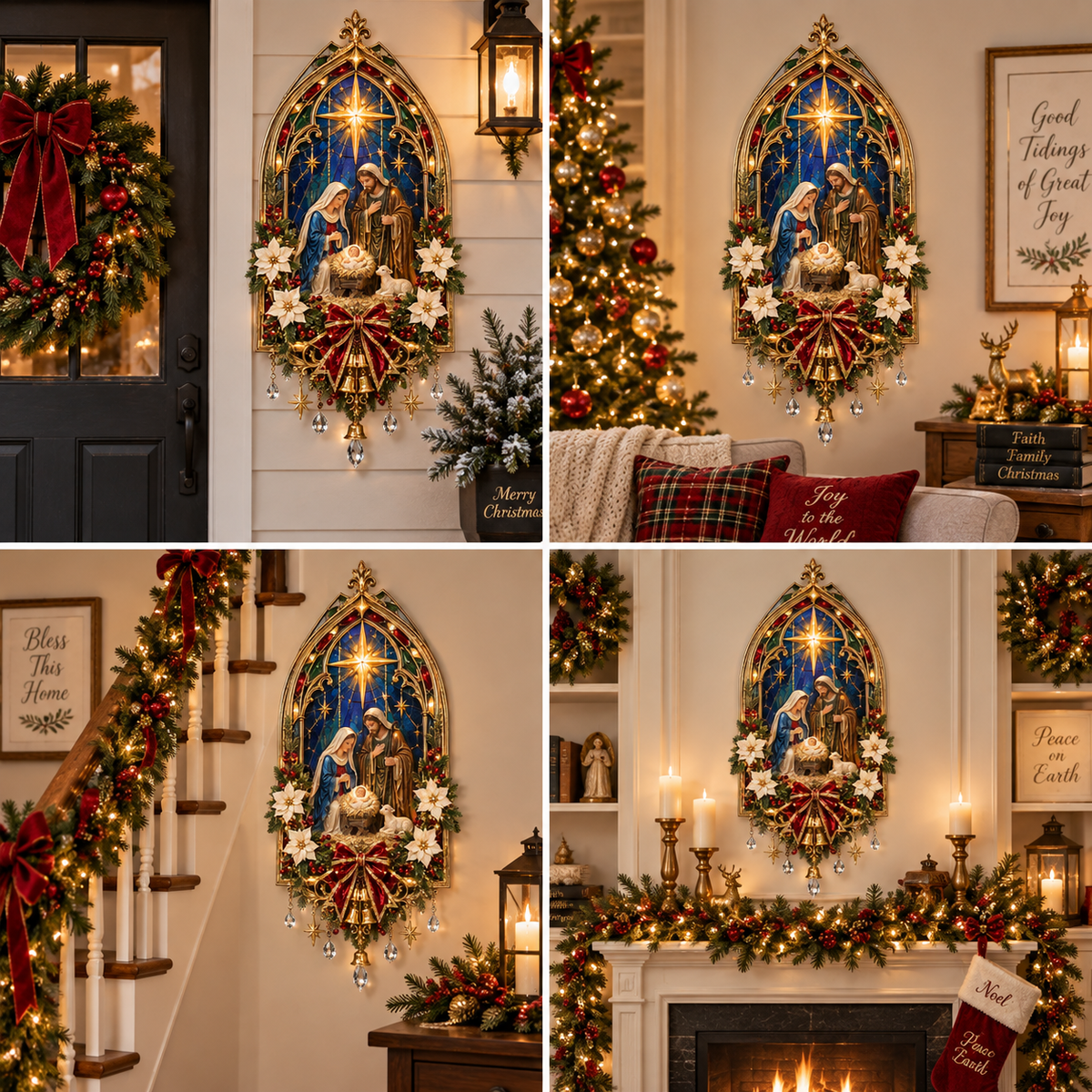 🎄 Christmas Hot Sale – 49% OFF ✨ Sacred Bethlehem Window Nativity Light™ – Bring the Holy Night Home