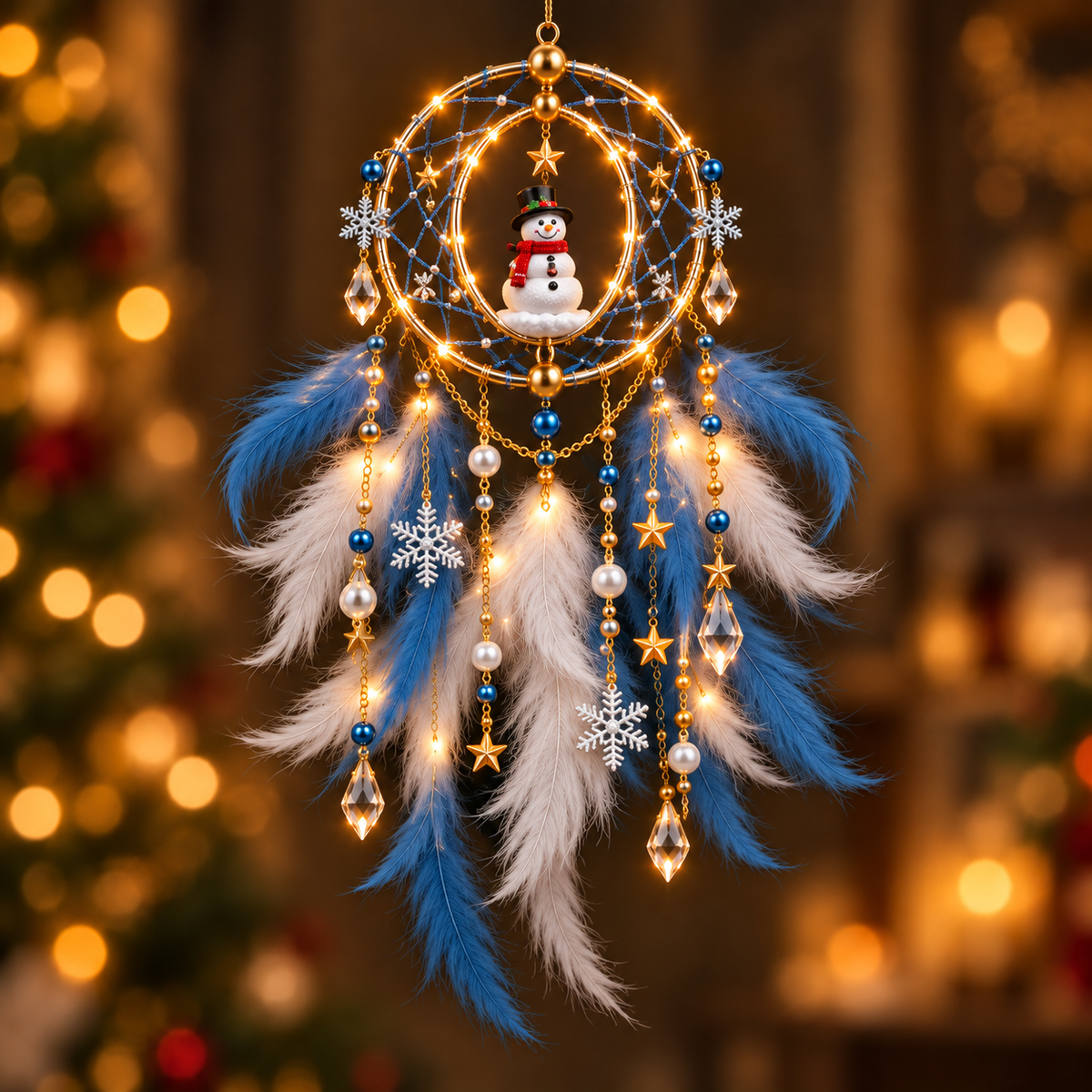 ✨️Christmas Dreamcatcher  Décor — A Small Token of Warmth, Protection & Holiday Blessings