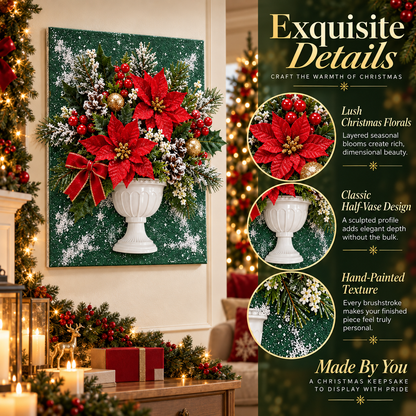 🎄 Christmas DIY Preserved Floral Canvas Kit™ – Create a Holiday Memory by Hand
