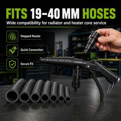 🚗High-Pressure Pulse Flush Gun Kit for Radiator Cleaning