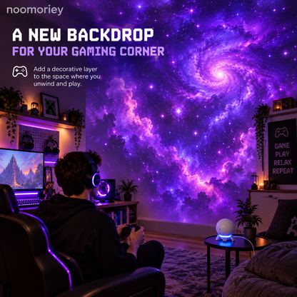 🎮 Pixel Fantasy Scene Projector – Ambient Decor for Gaming Rooms