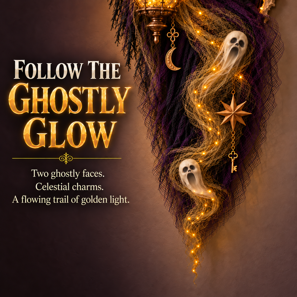 🎃 Enchanted Witch Wall Light™ — Bring Your Walls to Life This Halloween