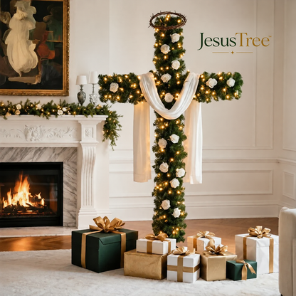 🎄 57% OFF TODAY – Glowing Christmas Cross Tree™ | Keep Christ at the Center of Christmas