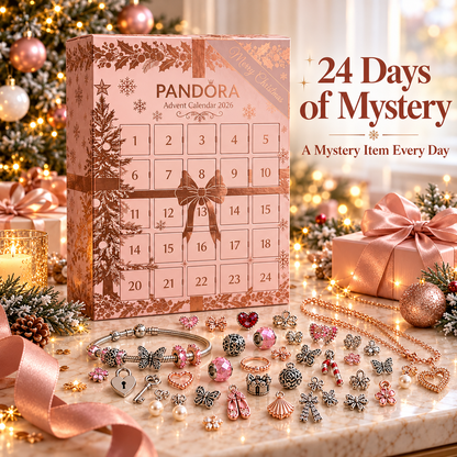 💗24-Day Jewelry Advent Calendar💍Mystery Charms, Jewelry & Accessories Christmas Gift Box🎄