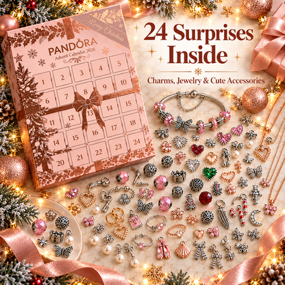 💗24-Day Jewelry Advent Calendar💍Mystery Charms, Jewelry & Accessories Christmas Gift Box🎄