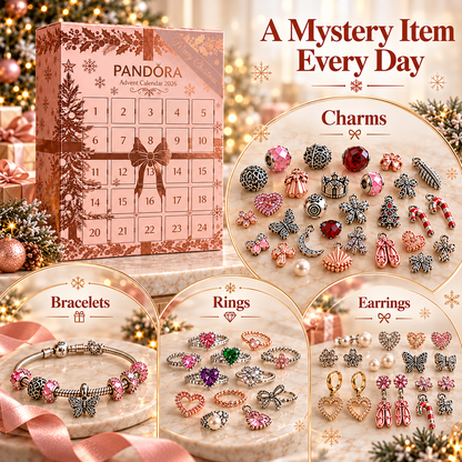 💗24-Day Jewelry Advent Calendar💍Mystery Charms, Jewelry & Accessories Christmas Gift Box🎄