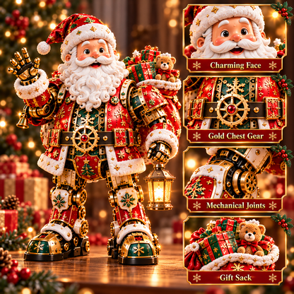 🎅 2-in-1 Transforming Santa Claus™ – From Christmas Ornament to Magical Santa!